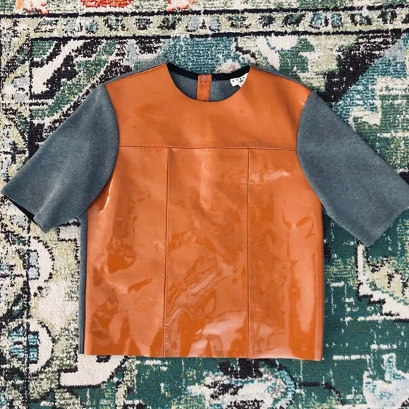 🔥Marni Leather/Cotton Top🔥 - Picture 2 of 11
